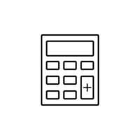 Calculator vector icon illustration