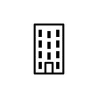 residential building vector icon illustration