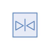 margin centre icon vector for website, UI Essential, symbol, presentation