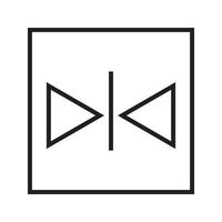 margin centre icon vector for website, UI Essential, symbol, presentation