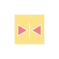 margin centre icon vector for website, UI Essential, symbol, presentation
