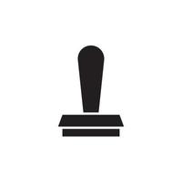 stamp icon vector for website, UI Essential, symbol, presentation