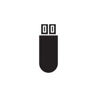 USB icono vector para sitio web, ui básico, símbolo, presentación