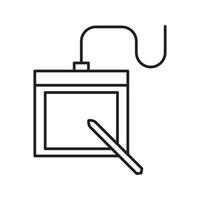 wacom tablet icon vector for website, UI Essential, symbol, presentation