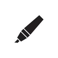 highlighter pen icon vector for website, UI Essential, symbol, presentation