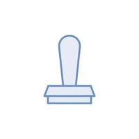 stamp icon vector for website, UI Essential, symbol, presentation