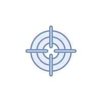 target icon vector for website, UI Essential, symbol, presentation