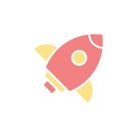 rocket icon vector for website, UI Essential, symbol, presentation