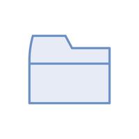 folder icon vector for website, UI Essential, symbol, presentation