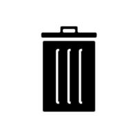 trash can icon vector