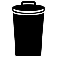 trash can icon vector