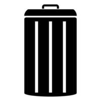 trash can icon vector