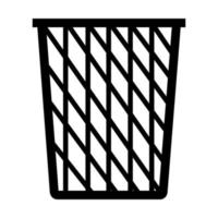 trash can icon vector