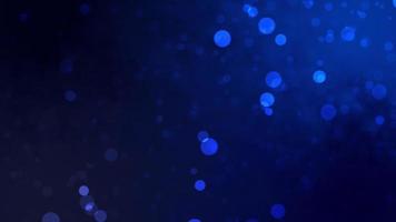 Abstract blue bokeh blurry background video