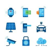 Set of Technology Icons vector