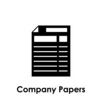 blank, paper, page vector icon illustration