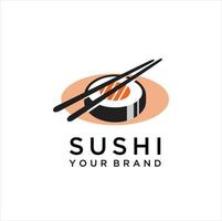 Vector logo design element. Sushi, restaurant, japan