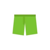 Beach shorts flat vector icon illustration