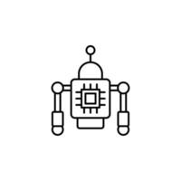 automation, block chain vector icon illustration