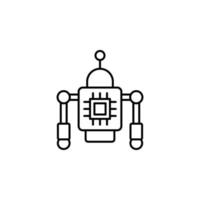 automation, block chain vector icon illustration