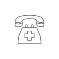 health, call, doctor, emergency, hospital vector icon illustration