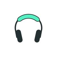 headphones vector icon illustration