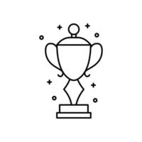 Award, winner, cup vector icon illustration