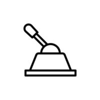 Lever, manufacturing vector icon illustration