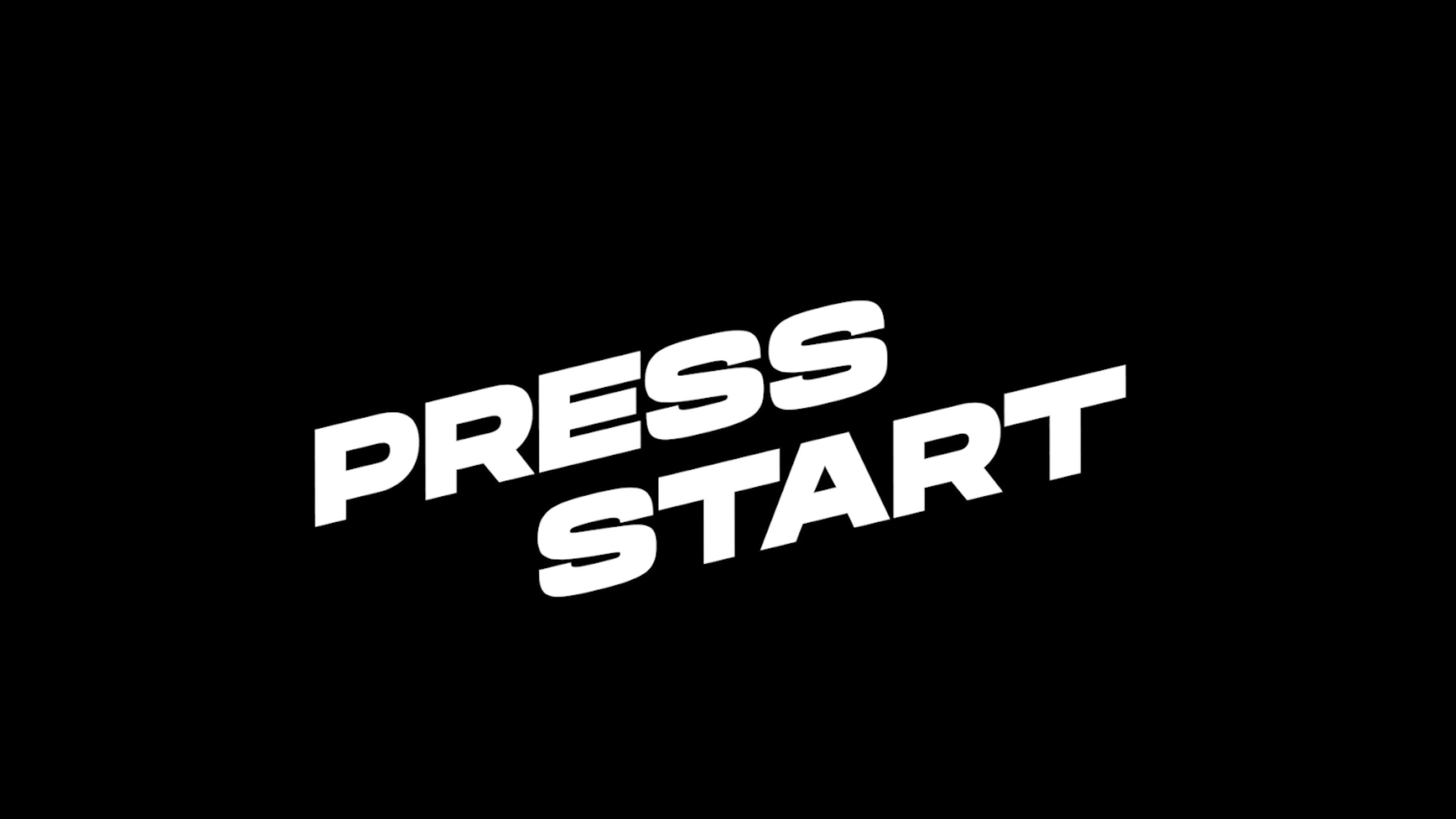 Press Start Word Text Animation 4k Ultra HD Motion Graphic On Black press-start-word-text-animation-4k-ultra-hd-motion-graphic-on-black