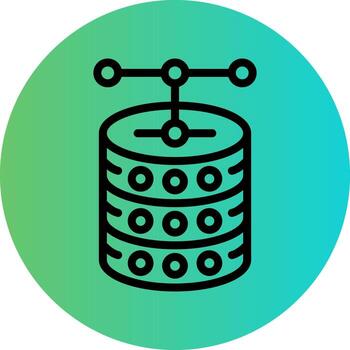 Database Vector Icon Style