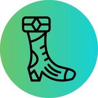 Wild Boots Vector Icon Style