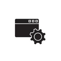 data setting gear vector for Icon Website, UI Essential, Symbol, Presentation