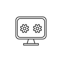 data setting gear vector for Icon Website, UI Essential, Symbol, Presentation