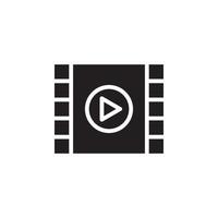 play video icon vector for website, UI Essential, symbol, presentation