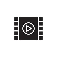 play video icon vector for website, UI Essential, symbol, presentation