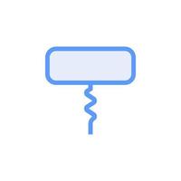 wine opener vector for Icon Website, UI Essential, Symbol, Presentation