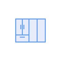 cupboard icon vector for website, UI Essential, symbol, presentation