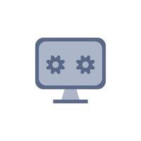 data setting gear vector for Icon Website, UI Essential, Symbol, Presentation