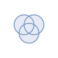 RGB icon vector for website, UI Essential, symbol, presentation