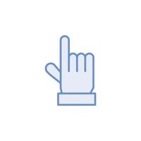 hand icon vector for website, UI Essential, symbol, presentation