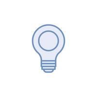 lamp icon vector for website, UI Essential, symbol, presentation