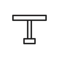 table icon vector for website, UI Essential, symbol, presentation