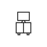 table icon vector for website, UI Essential, symbol, presentation