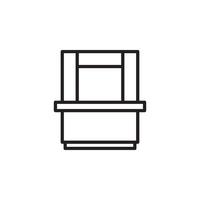 cupboard icon vector for website, UI Essential, symbol, presentation