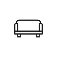 chair sofa vector for website, UI Essential, symbol, presentation