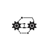 data setting gear vector for Icon Website, UI Essential, Symbol, Presentation