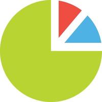 Pie chart Illustration Vector