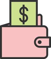 wallet-with-money Illustration Vector