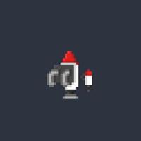 jetpack tool in pixel art style vector