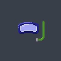 diving tool in pixel art style vector